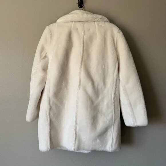 J. Crew Faux Fur Pea Coat - Picture 8 of 8